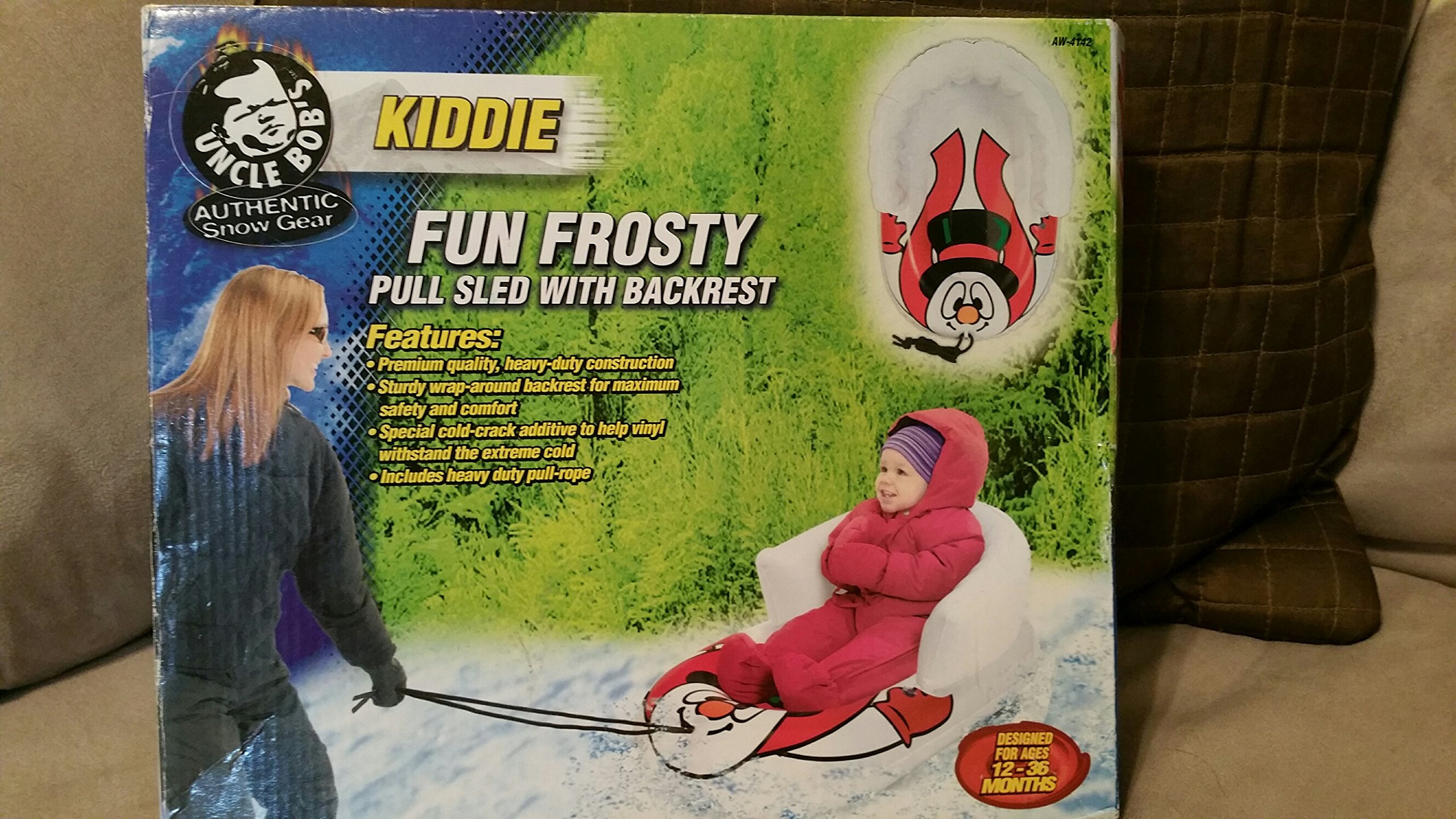 Uncle Bob's Frosty Inflatable Snow Tube : Sports & Outdoors
