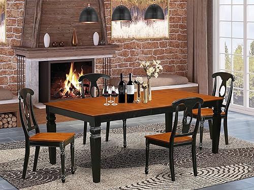 East West Furniture LGKE5-BCH-W, 5 piezas disponible en Yaxa Colombia