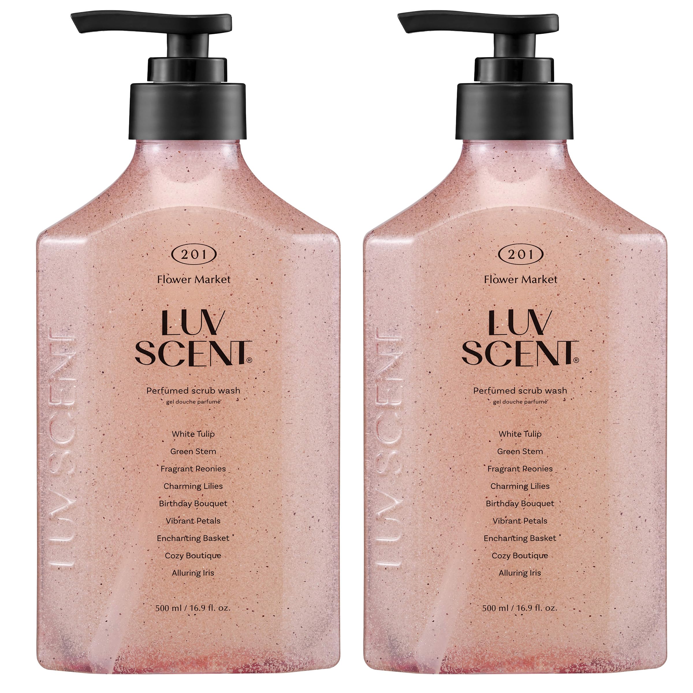 Amazon | LUVSCENT ボディスクラブ ボディウォッシュ 500mL 2本セット