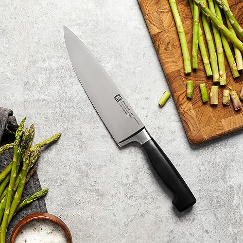 Miniatura 2 de ZWILLING - Cuchillo de chef alemán afilado de cuatro estrellas de 8 pulgadas, fabricado en una fábrica alemana propiedad de la empresa con acero de