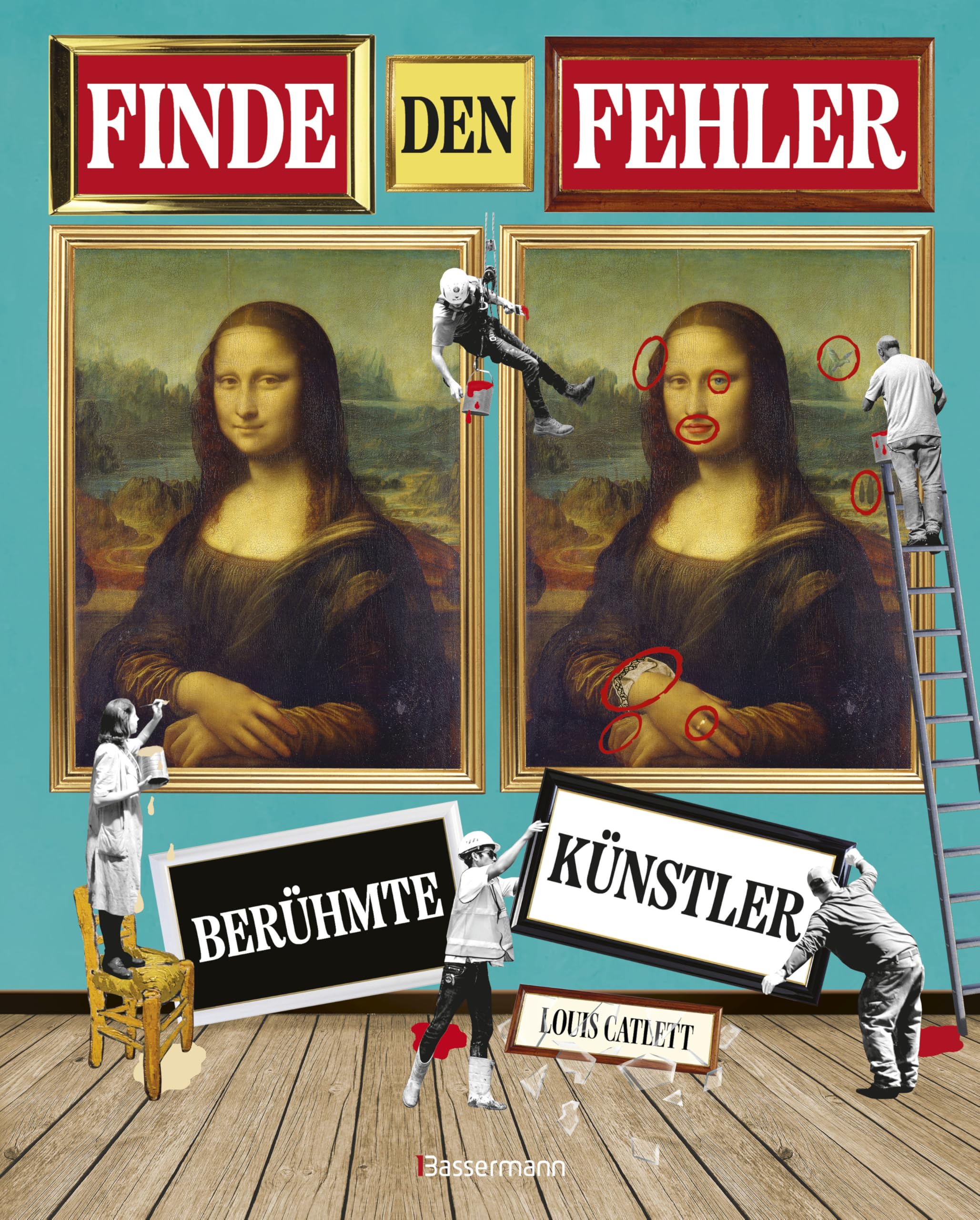 Finde den Fehler - Berühmte Künstler - Bilderrätsel mit 30 weltbekannten Gemälden