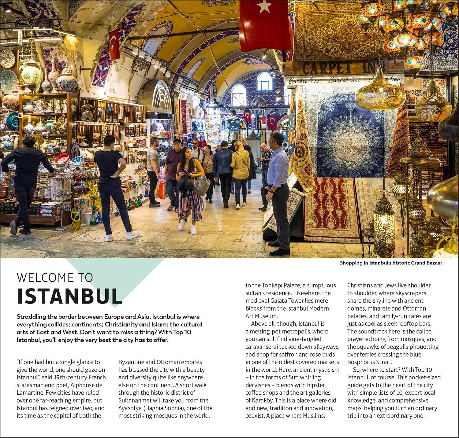 DK Top 10 Istanbul: Top 10 lists for your perfect trip, plus an all-weather folded map (Pocket Travel Guide)