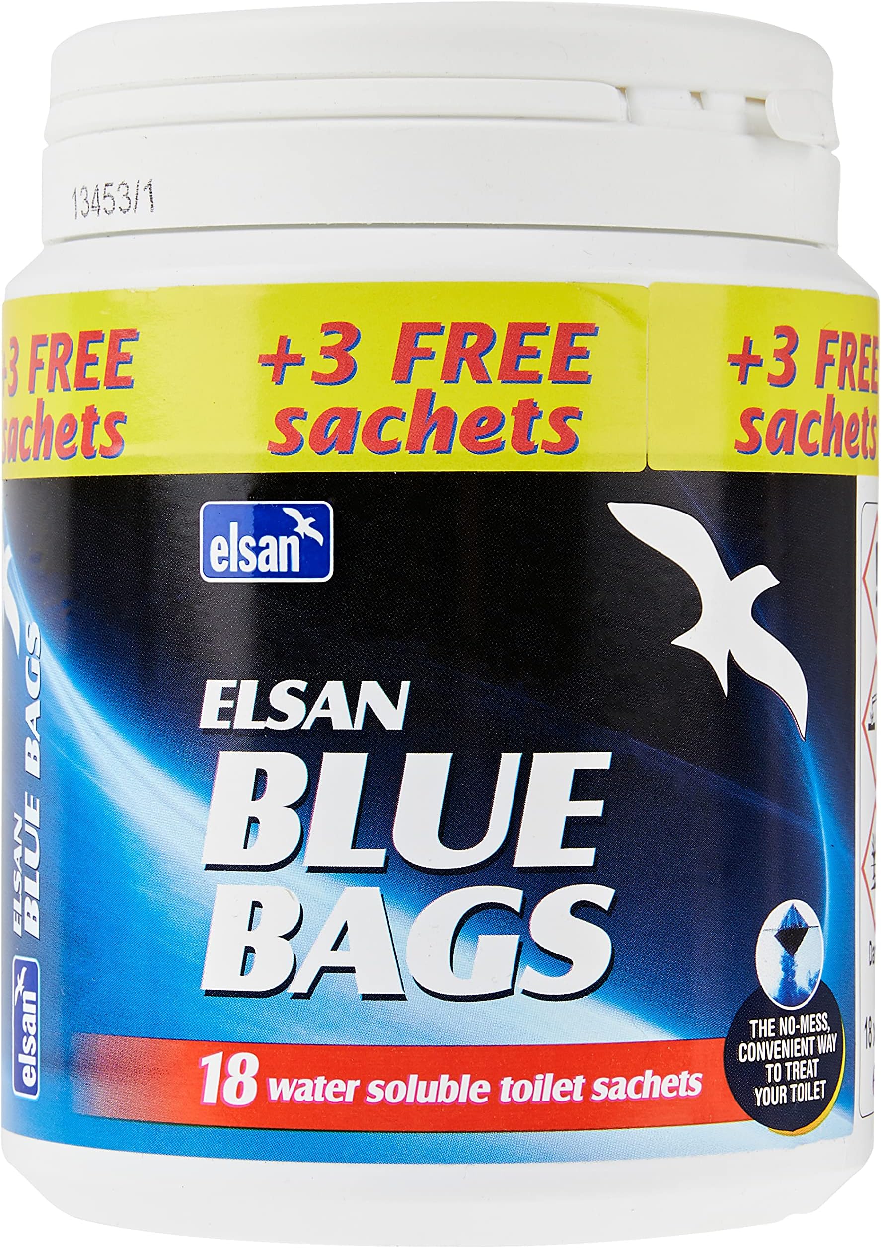 BAGS Chemical Toilet Bags-Blue, 21 Count (Pack of 1)