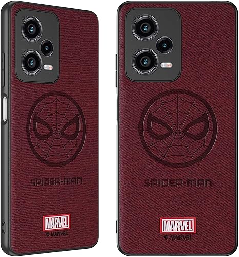 Miniatura 7 de Funda para Xiaomi Redmi Note 12 Pro+ Plus 5G, con personaje de superhéroe compatible con Xiaomi Redmi Note 12 Pro+ Plus Funda de cuero rojo vino