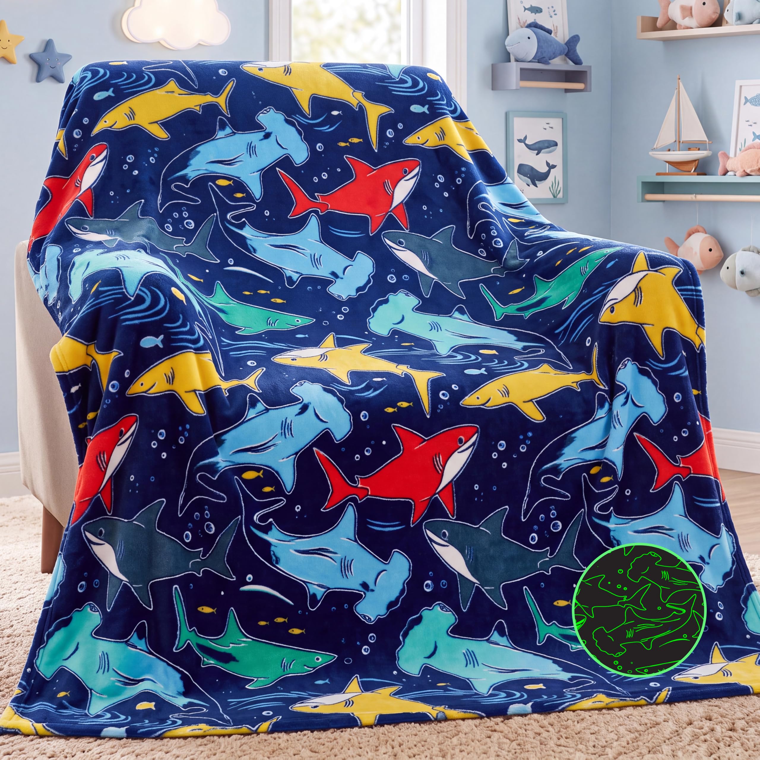 Joiedomi Glow in The Dark Blanket