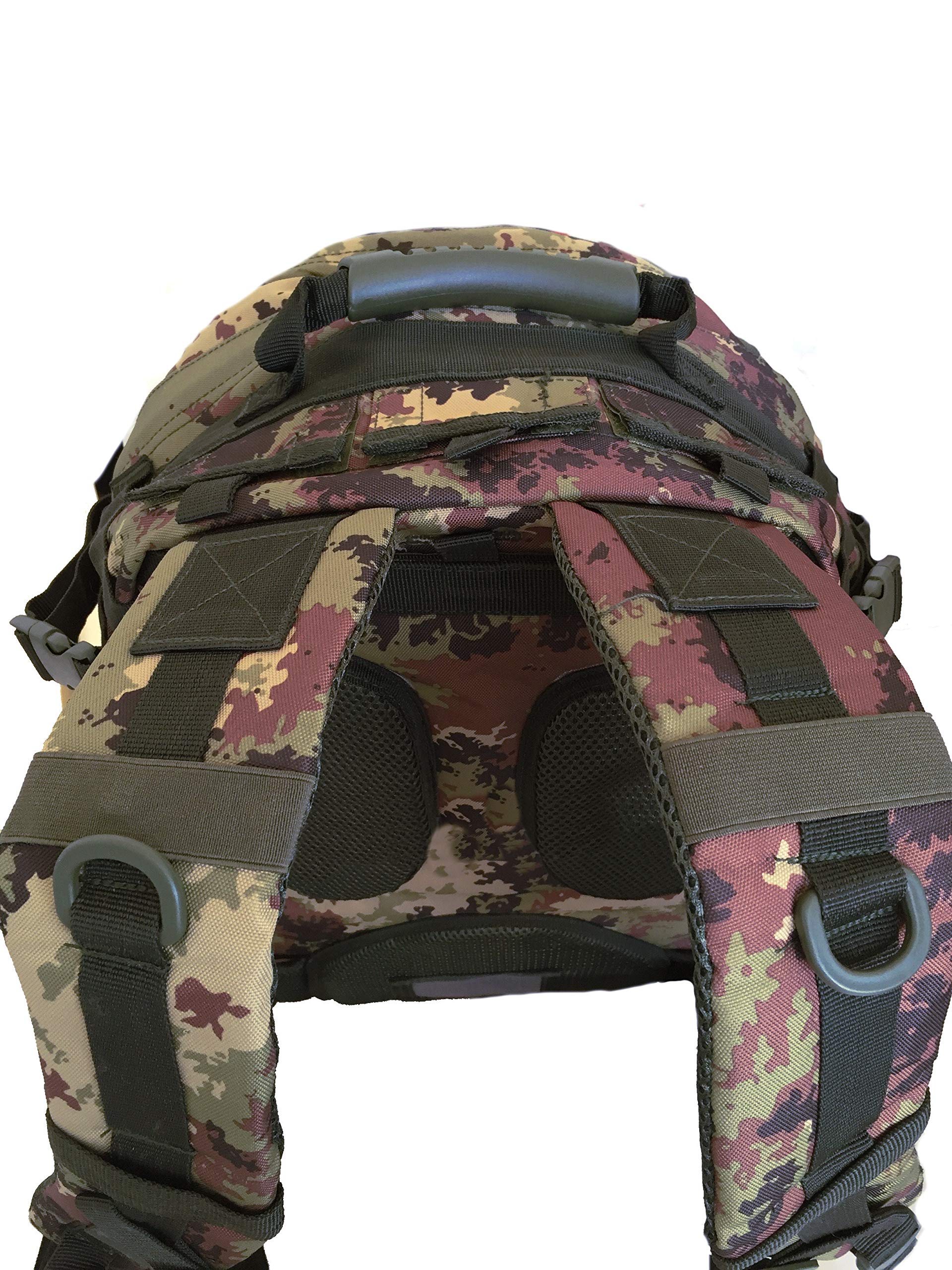 ALGI Zaino Militare Tattico Medium 45 Litri Vegetato Mimetico