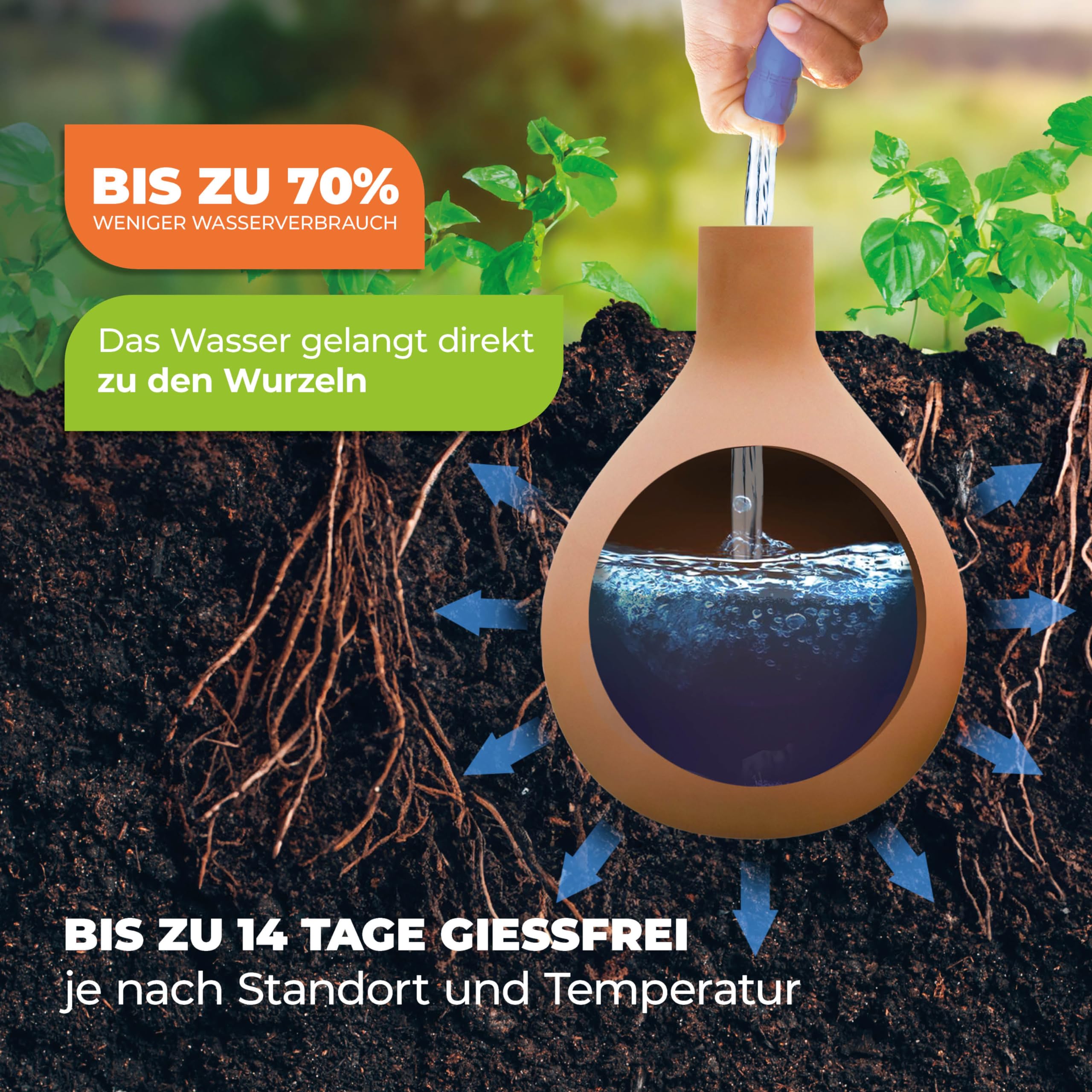 Bio Green Hydro Max m, Terracotta, 19 x 26 cm