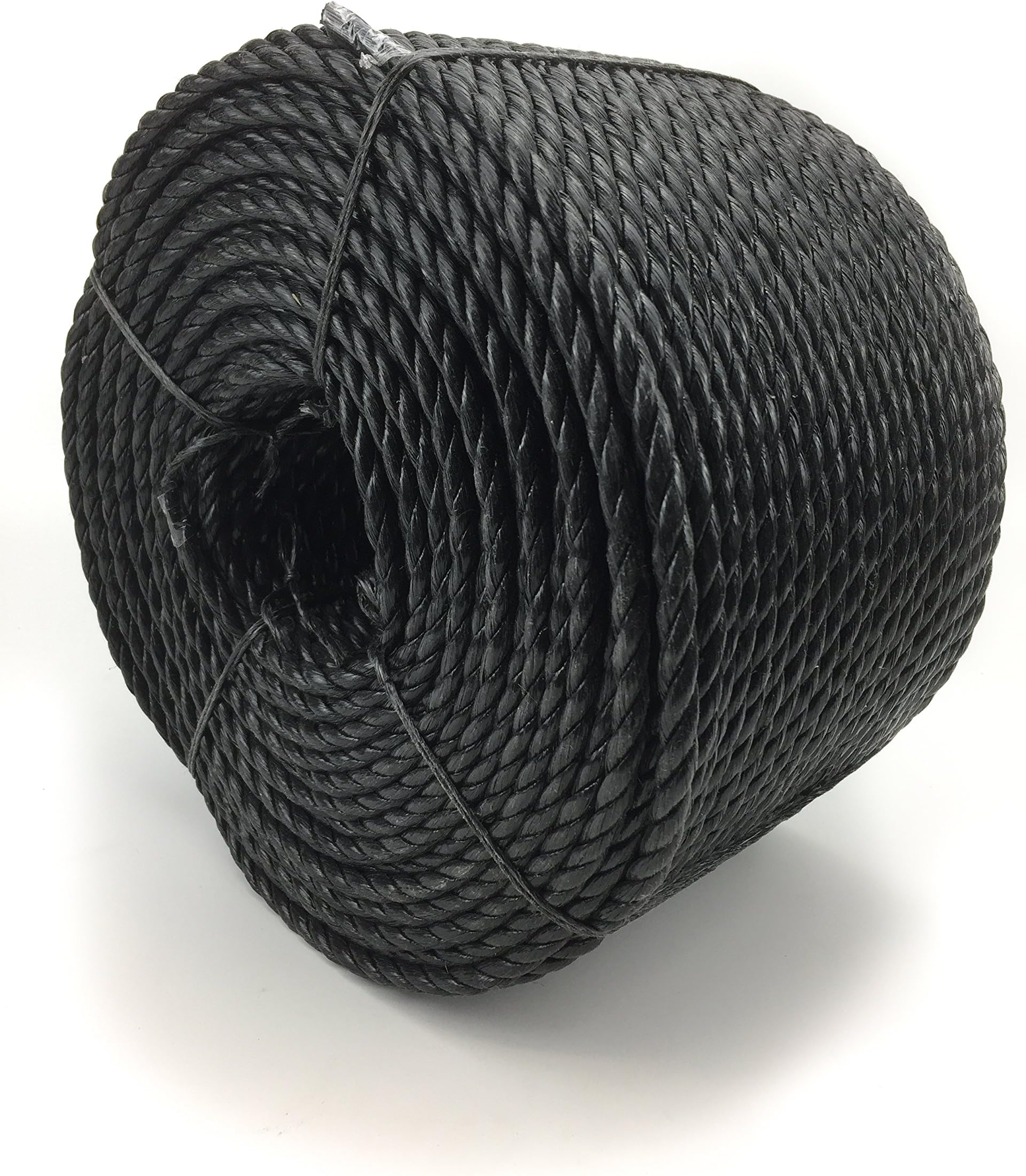 12mm Black Polypropylene Rope x 20 Metres, Load Securing Boat Fishing Camping - RopeServices UK