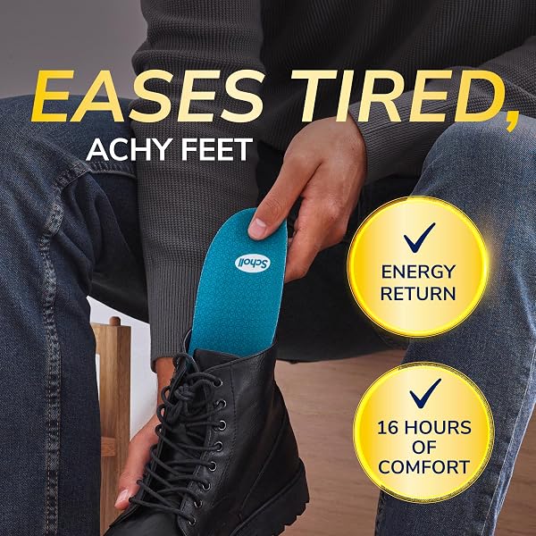 Scholl GelActiv Work & Boot Insoles for Men and Women, All Day Comfort at Work, Shock Absorption and Comfort Cushioning with GelWave Technology - 5