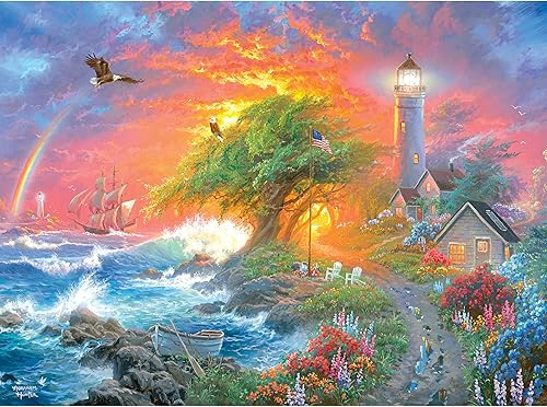 Miniatura 1 de Cra-Z-Art - RoseArt - Abraham Hunter - Coastal Light - Rompecabezas de 1000 piezas