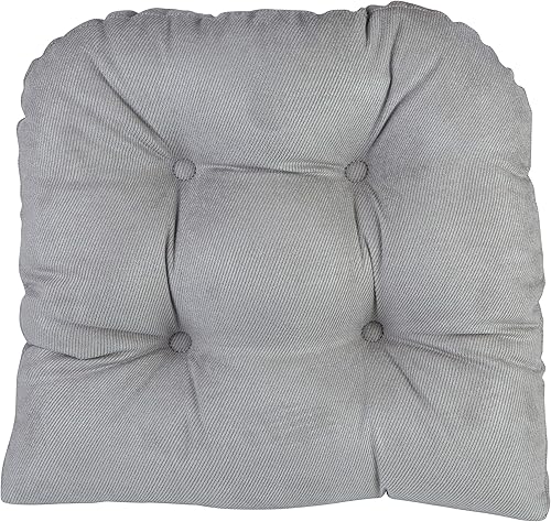 Miniatura 3 de Klear Vu Gripper Overstuffed - Cojines universales antideslizantes para silla de comedor para decoración de cocina o uso de oficina, almohadilla de