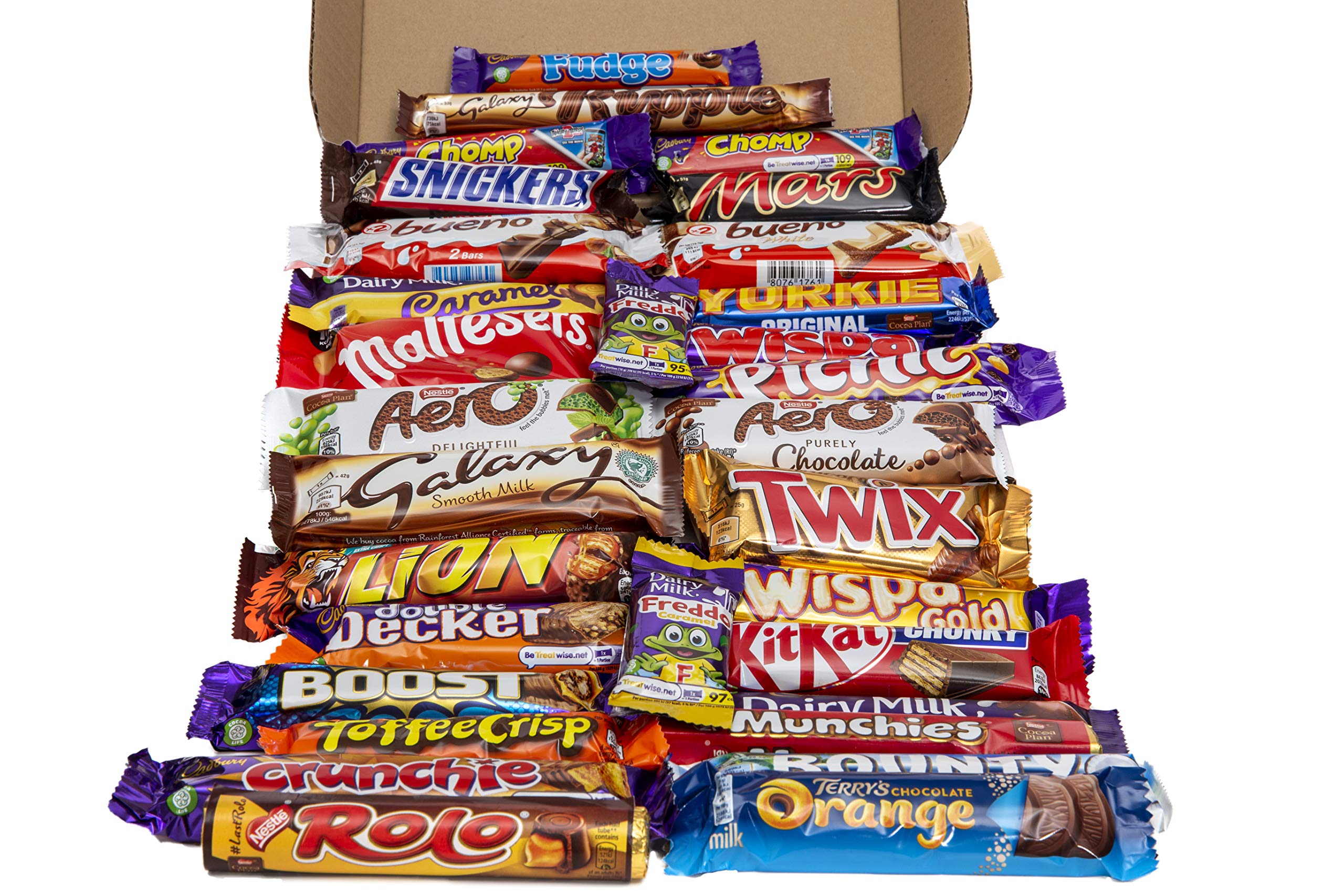 The Ultimate Hand Boxed Luxury Chocolate Hamper, 31 Different Full Size Bars
