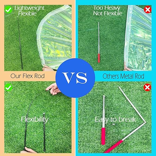 Miniatura 5 de Wuchieal Banderas flexibles de adoración de alabanza porfética, radio de 55 x 74 pulgadas, serpentina semicírculo de ministerio de danza