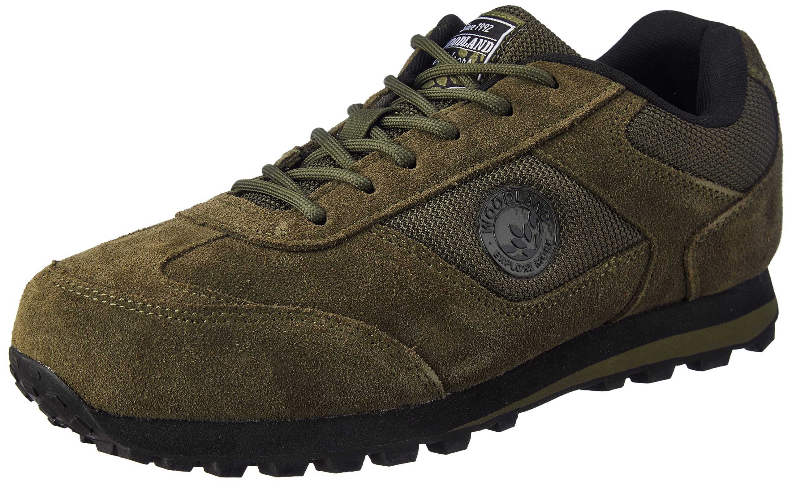 Woodland Mens Olive Leather Sneaker-8 UK (42 EU) (GJ 4230022) (B0BRZZJ67J) Amazon Price History, Amazon Price Tracker