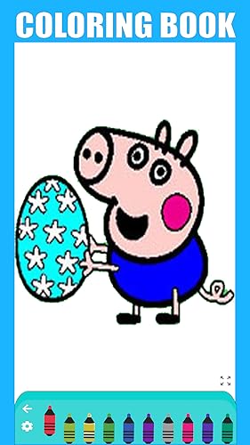 Cute Pig Coloring Book - For All Age