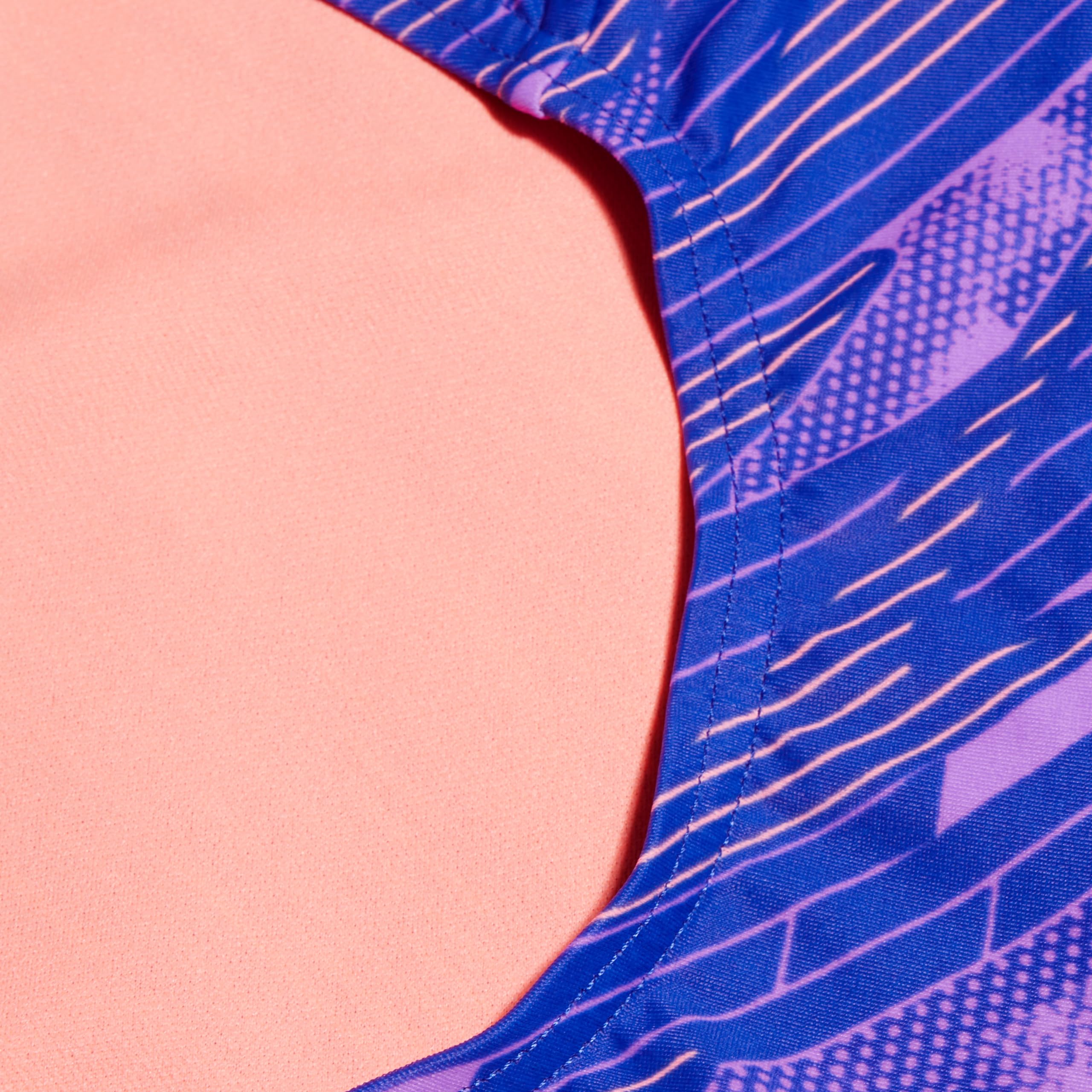 Speedo Maillot de Bain Hyperboom Allover Medalist | Séchage Rapide | Fitness | Résistant au Chlore Maillot de Bain Fille (Lot de 1)