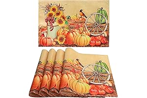 Give Thanks Thanksgiving Activity Placemats, 12x18inch
