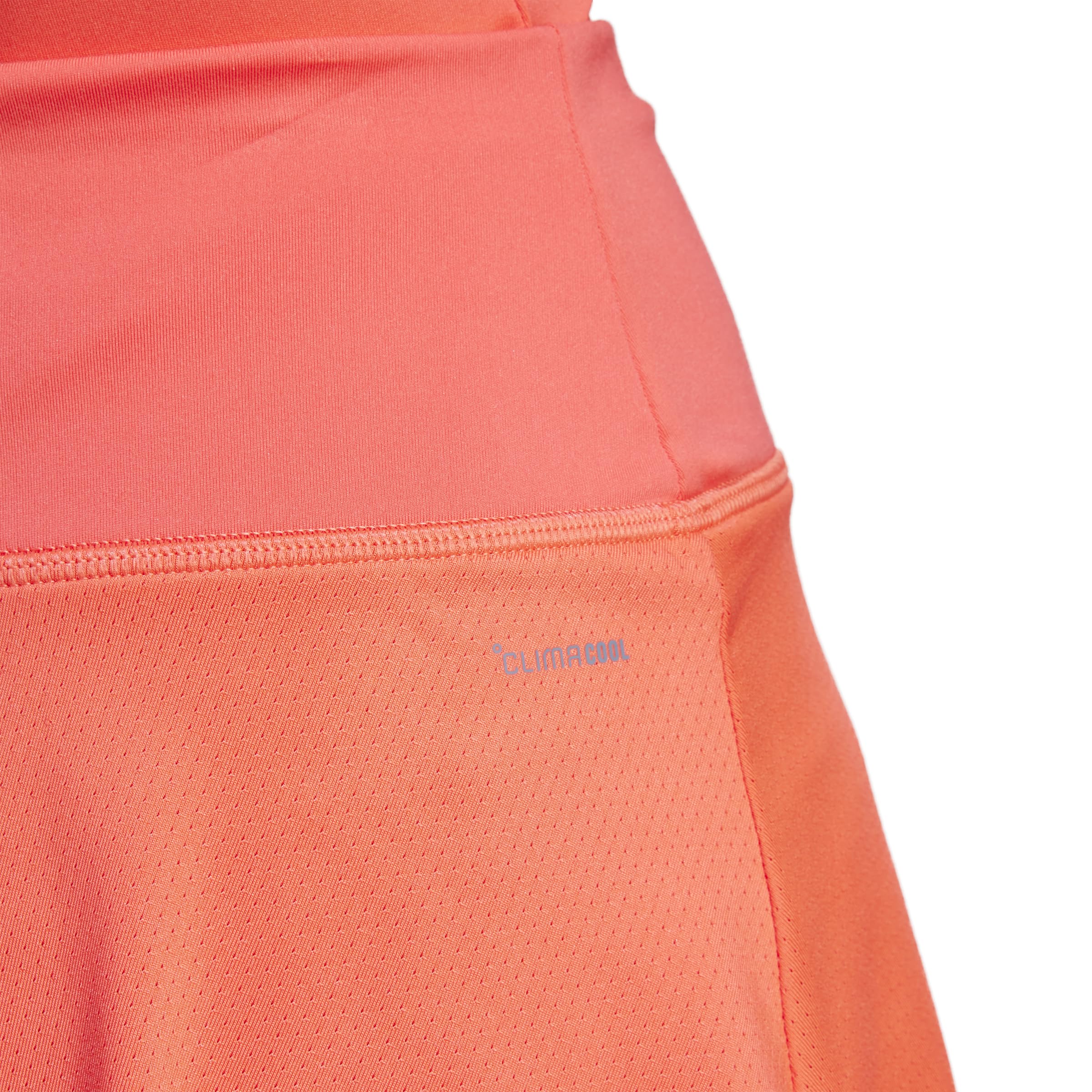 adidas Damen Club Climacool Skirt Tennis-Rock, Semi Lucid Red, XX-Large