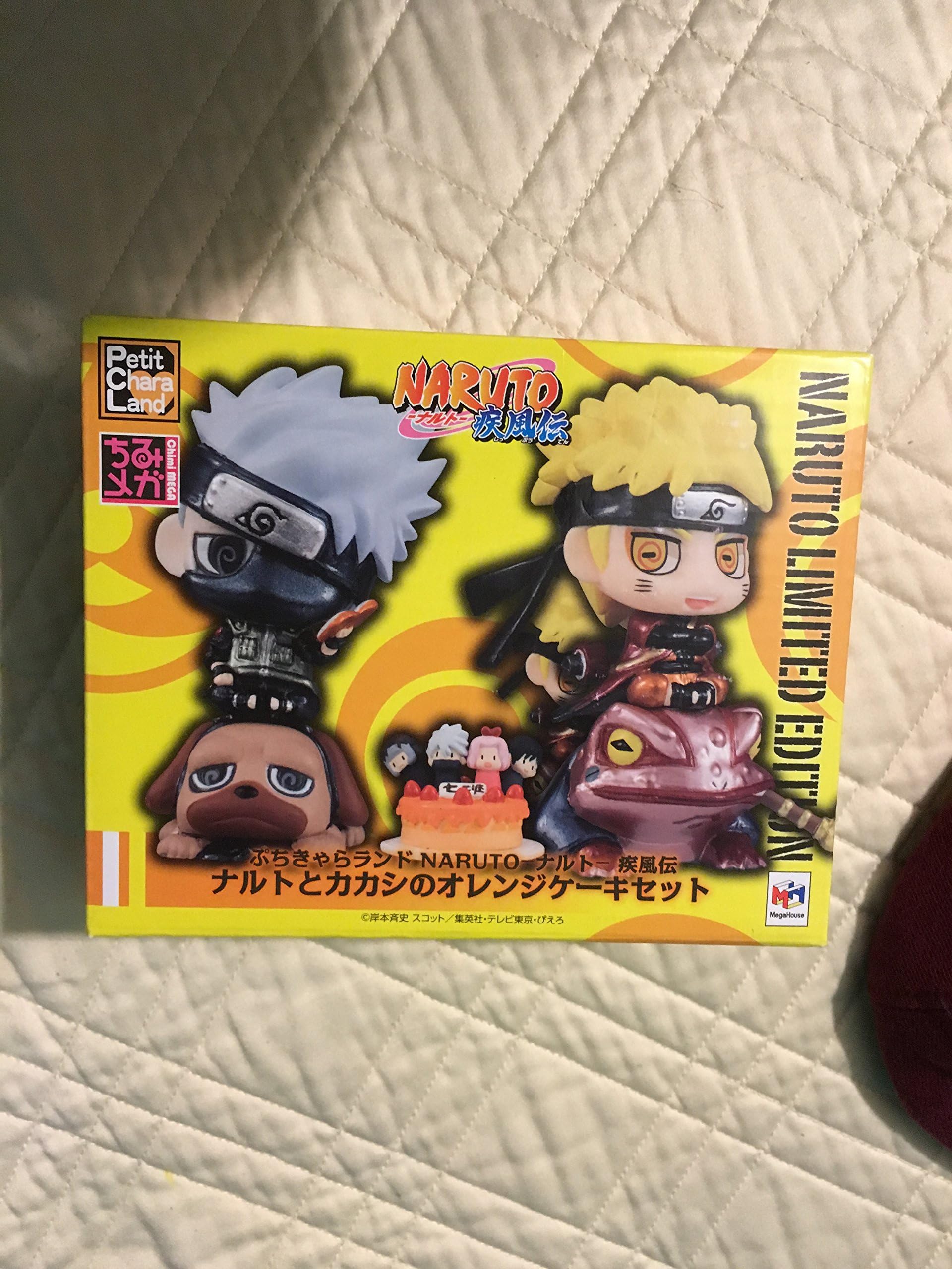 Naruto Shippuden Orange Cake Petit Chara! Set of 3 Mini Figures [MegaHouse]