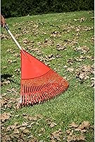 Vista 2 de corona clipper rk 25024 - Rastrillo de polietileno, mango de madera de 24 pulgadas