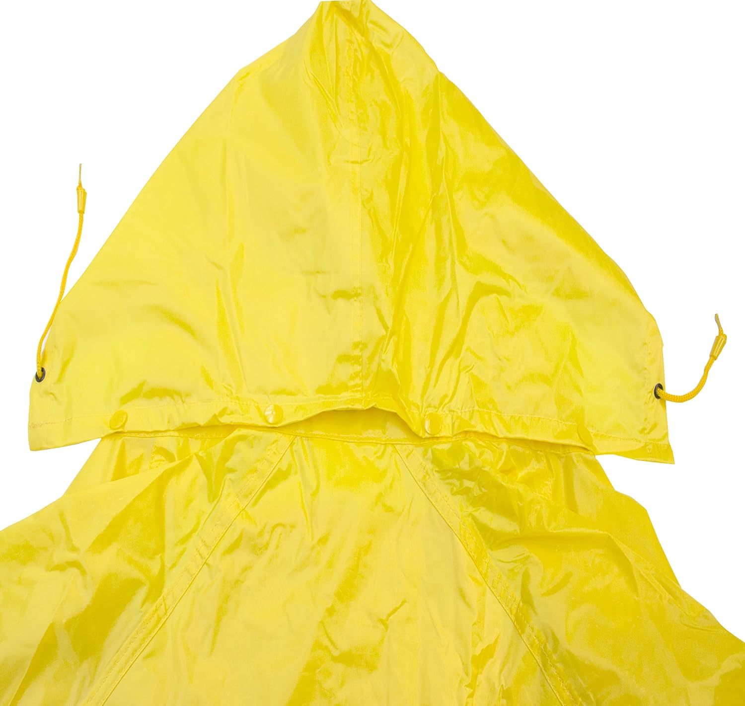 RK Safety Rain Wear RW-PP-YEL33 Yellow PVC Polyester 3-Piece Rain Suit | Jacket, Hoodie, Pants (Yellow, Extra Large)