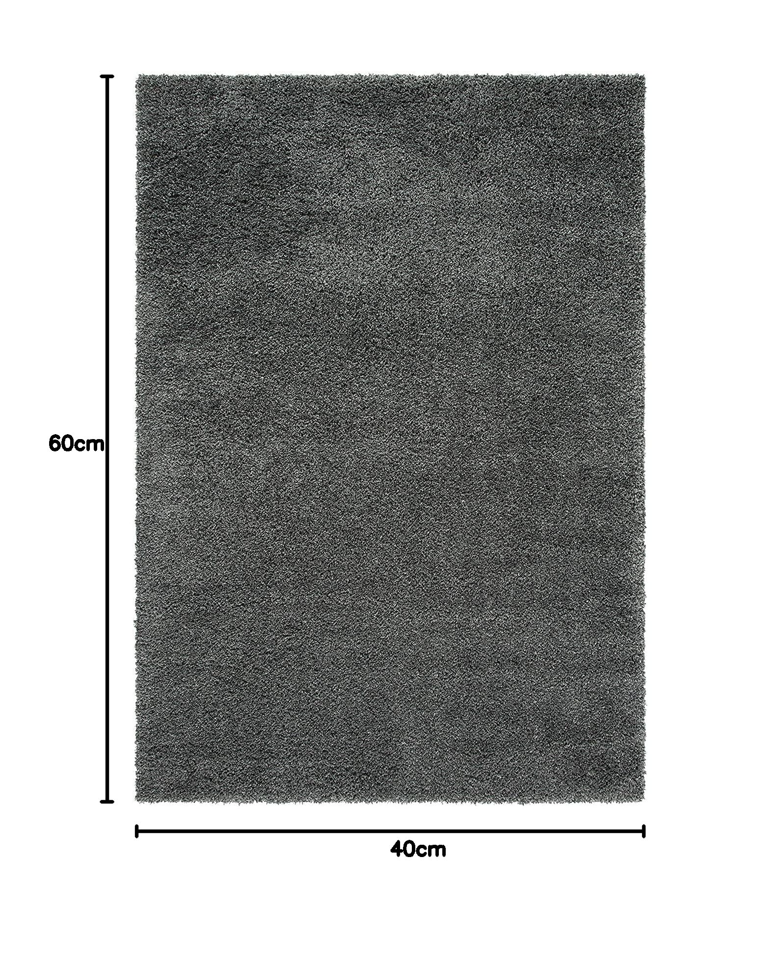 Dark Grey Shaggy Carpet - Soft & Durable Rug -2