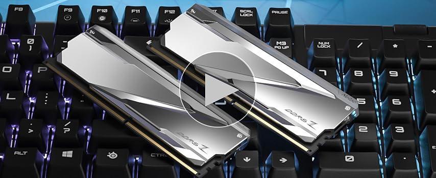 DDR5 6200MHz メモリ 16GB×2（計32GB） RGBライト付き。 Amazon.co.jp: Netac Z RGB DDR5-6200MHz 16GBX2枚 デスクトップ