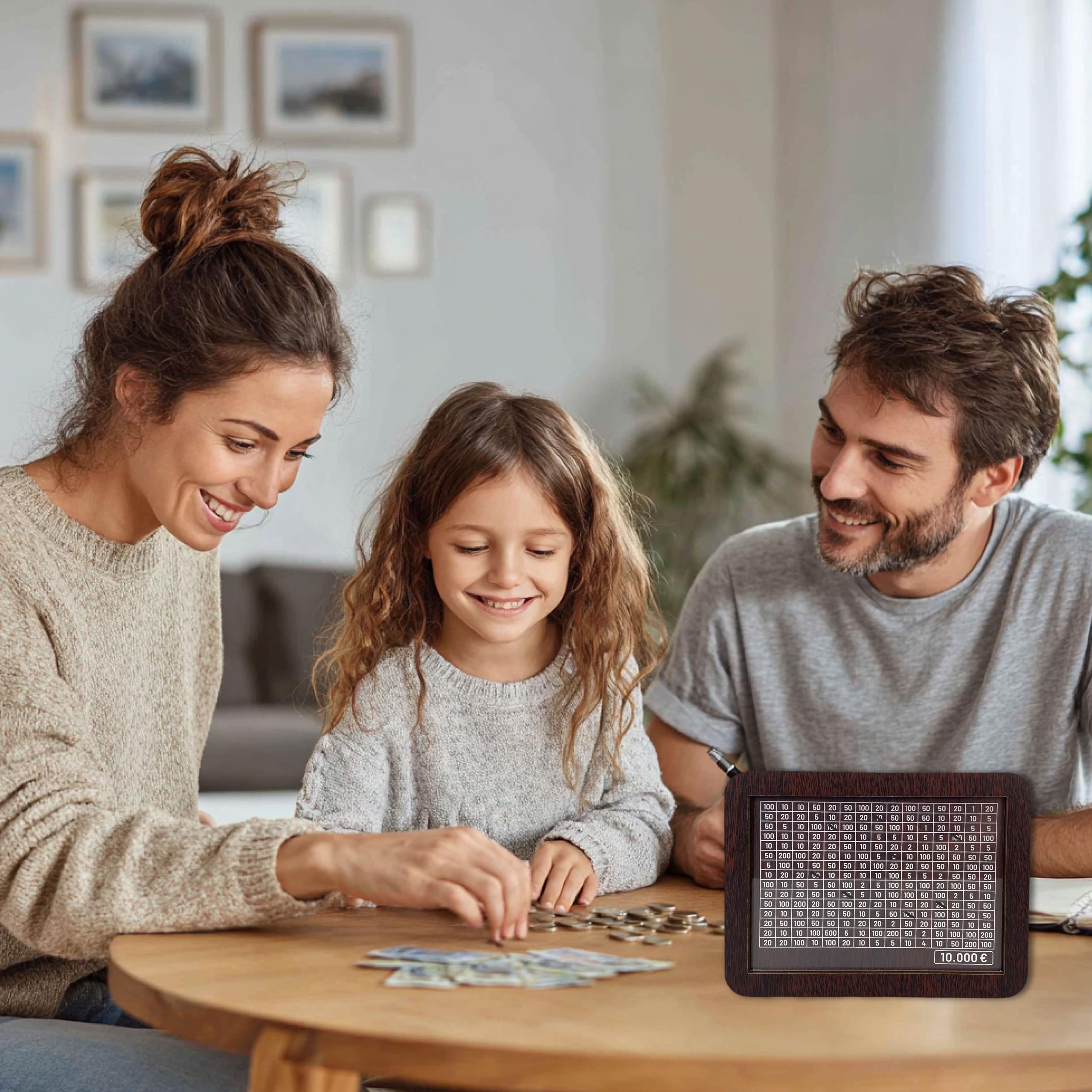 Huchas Originales de Madera con Rotulador y Paneles Reutilizables para Adultos y Niños