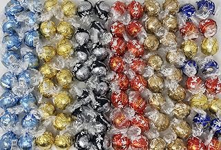 Lindt Lindor Assorted Flavored Truffles Bag, 100 Count - Ideal Gift for Parties, Birthdays, Weddings & Events