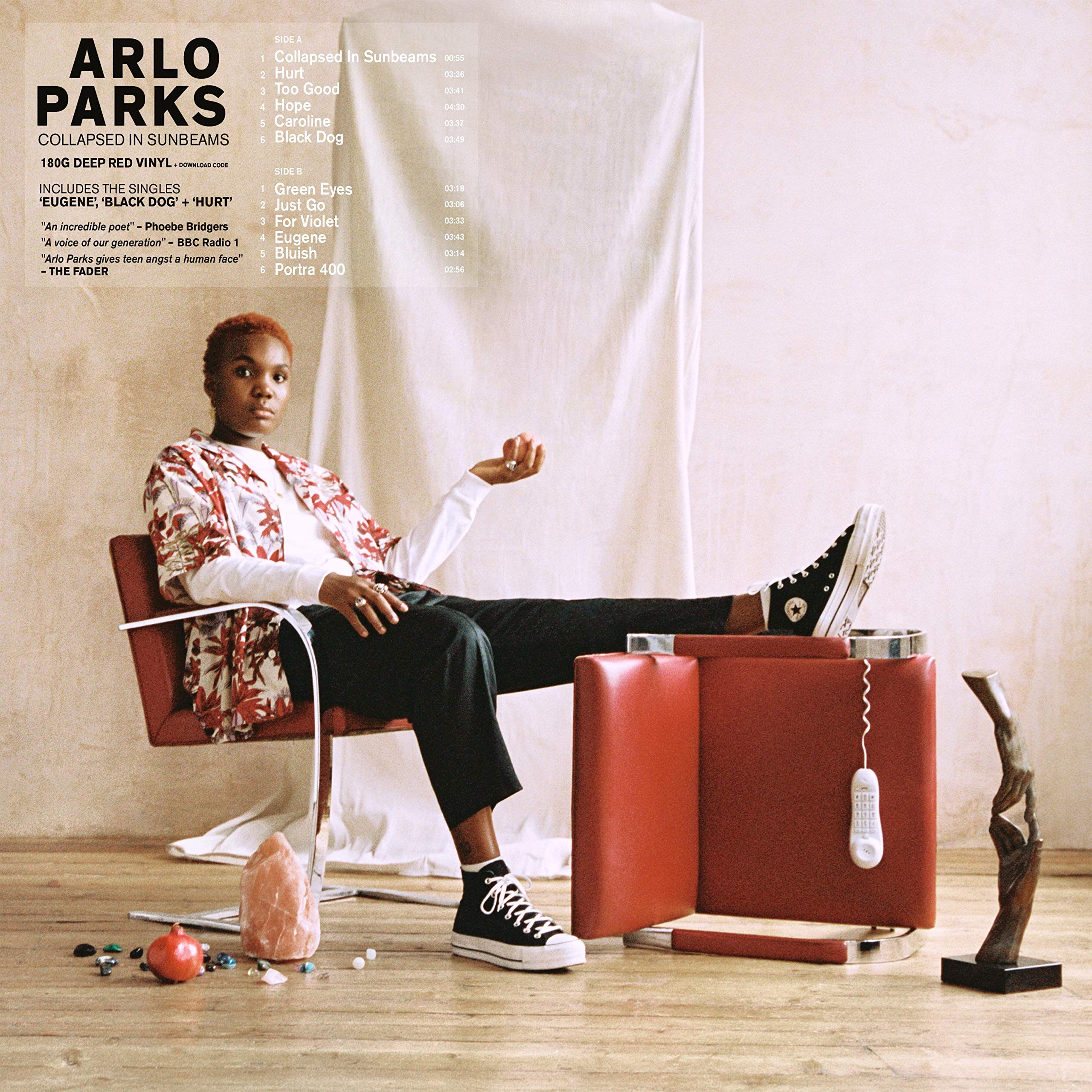 Collapsed in Sunbeams by Arlo Parks (Record, 2021)