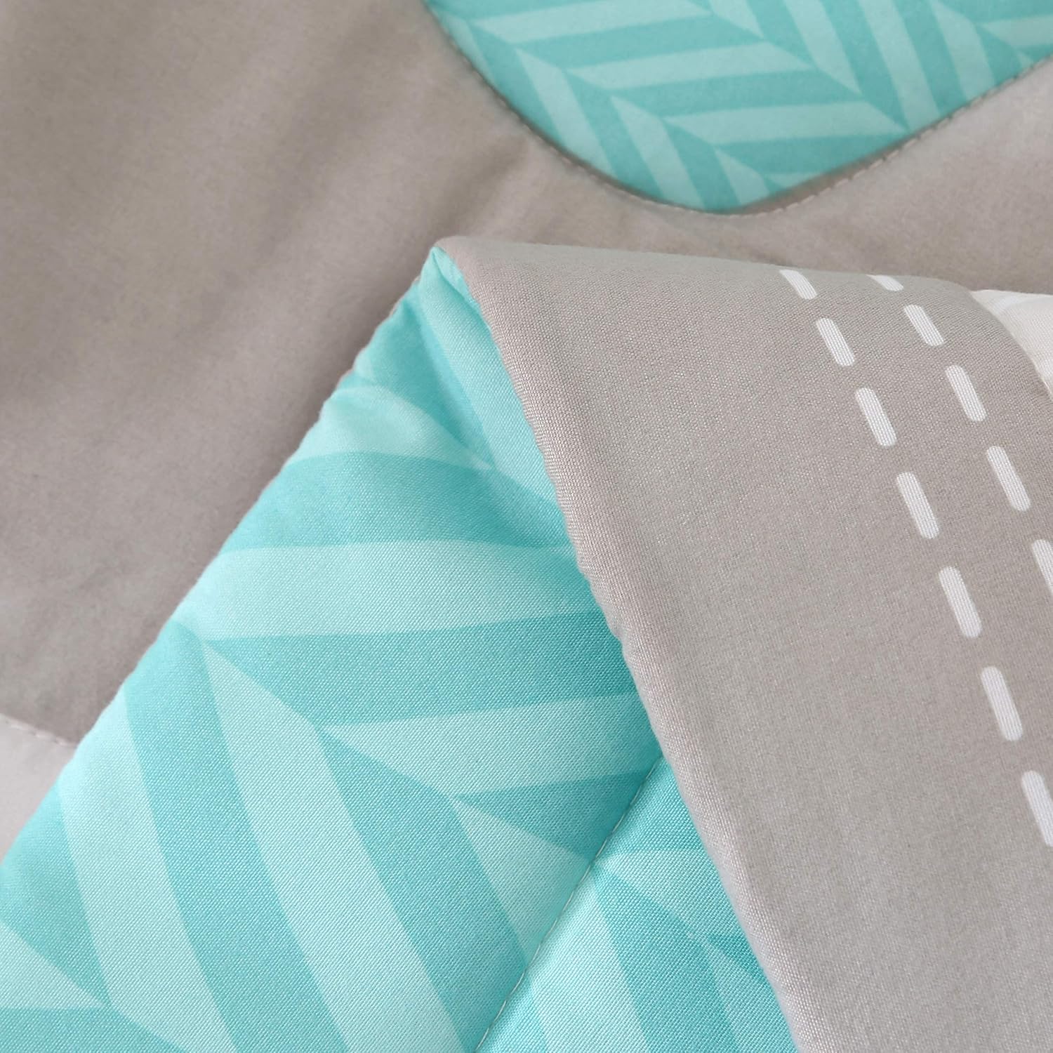 Wowelife 3 Piece Crib Bedding Set Grey Elephant and Zebra Baby Elephant Crib Set for Boy and Girl(Grey Elephant) : Baby