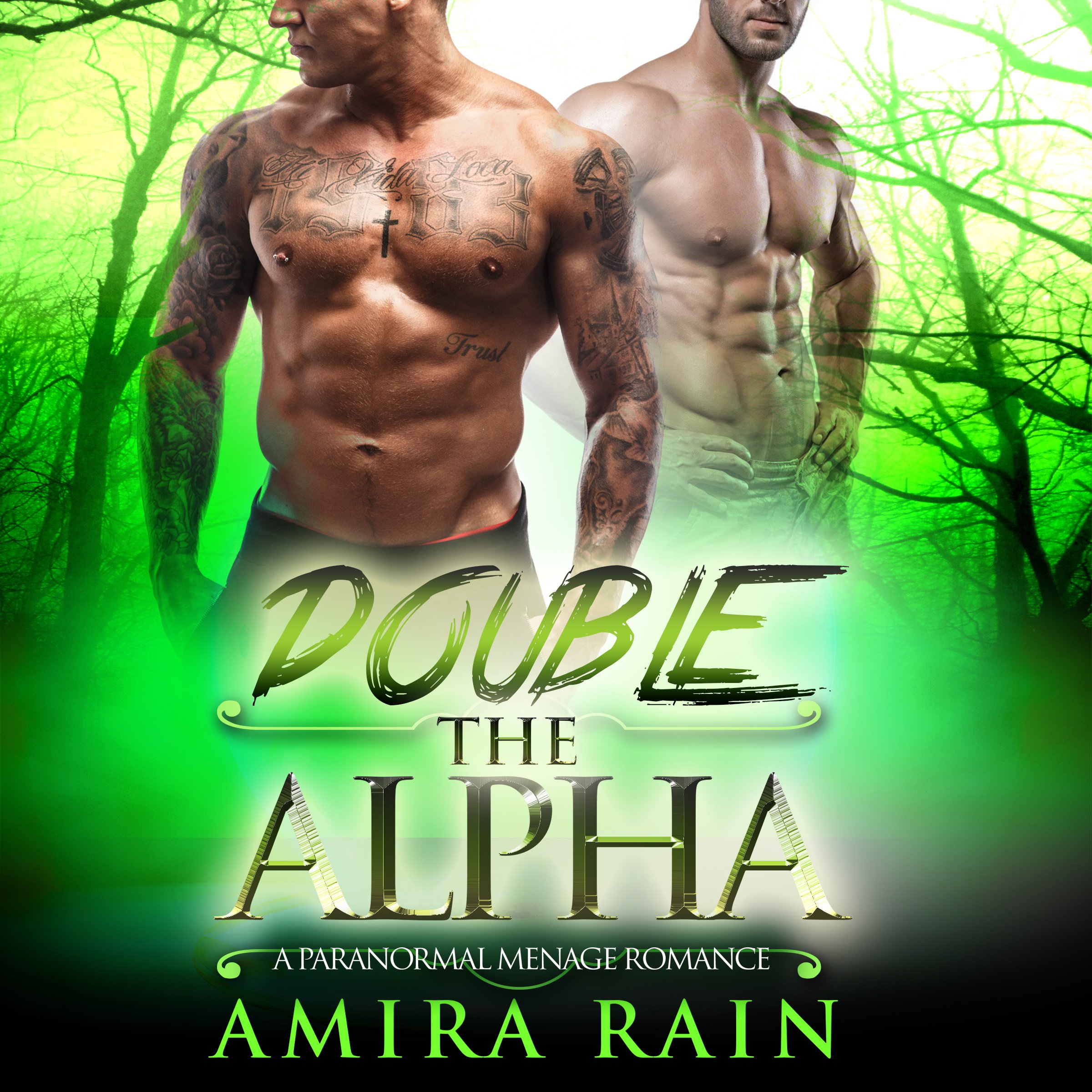 Cover art for Double the Alpha: A Paranormal Menage Romance
