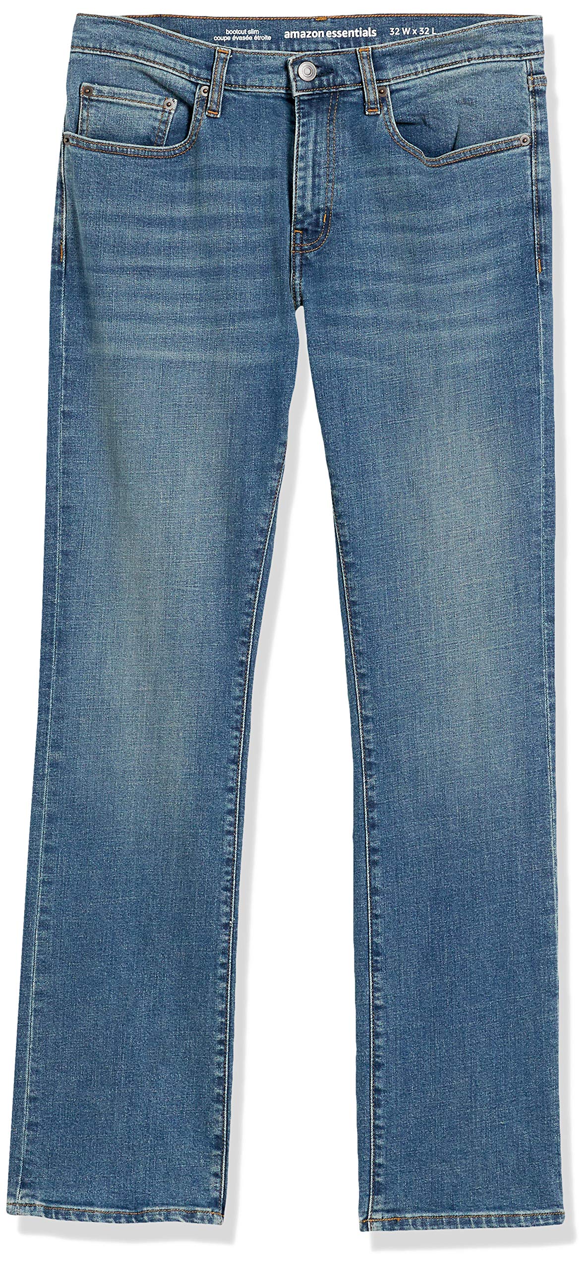 Amazon Essentials Jeans Slim Fit Elasticizzati, Bootcut - colori fuori produzione Uomo