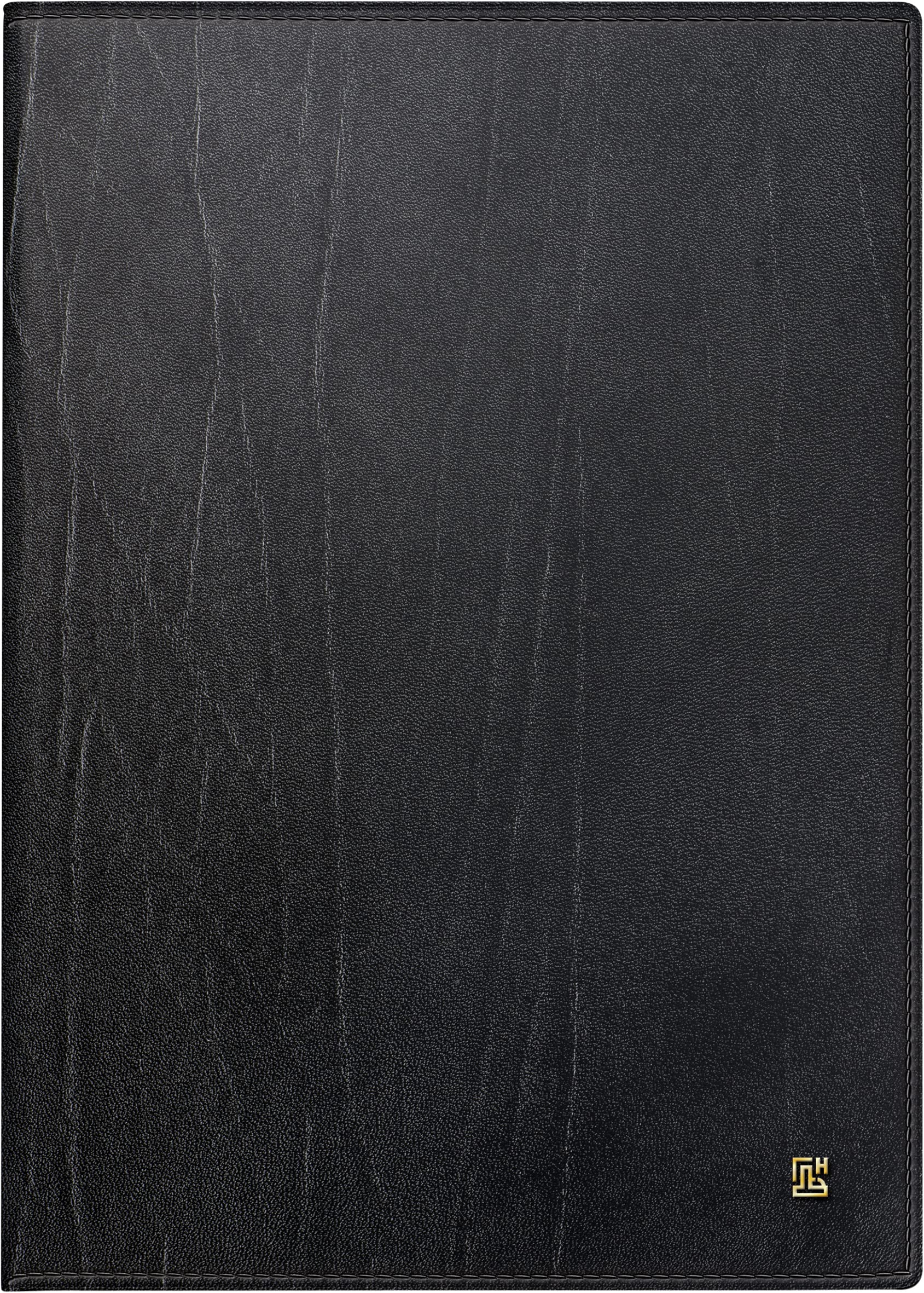 BRUNNEN Tageskalender Modell 765 2024 1 Seite = 1 Tag Blattgröße 14,3 x 20,2 cm schwarz