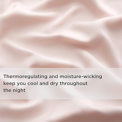 Miniatura 2 de Bedsure - Juego de sábanas refrescantes, sedosas y transpirables de rayón de bambú, tamaño individual, bolsillo profundo de h16 pulgadas sábanas y