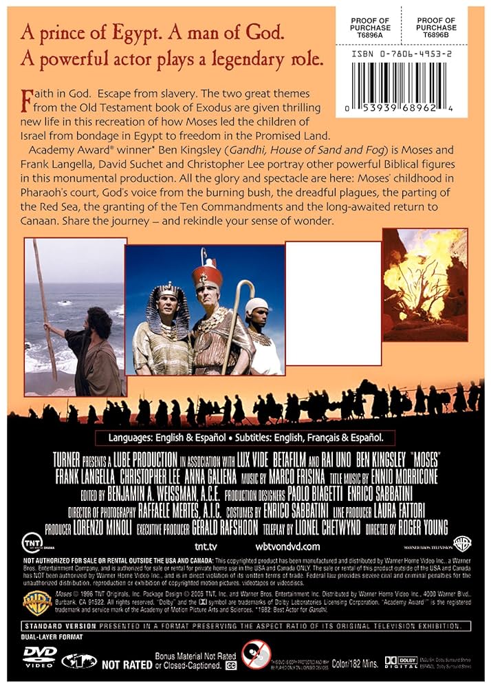 Moses: Bible Collection : Amazon.com.au: Movies & TV