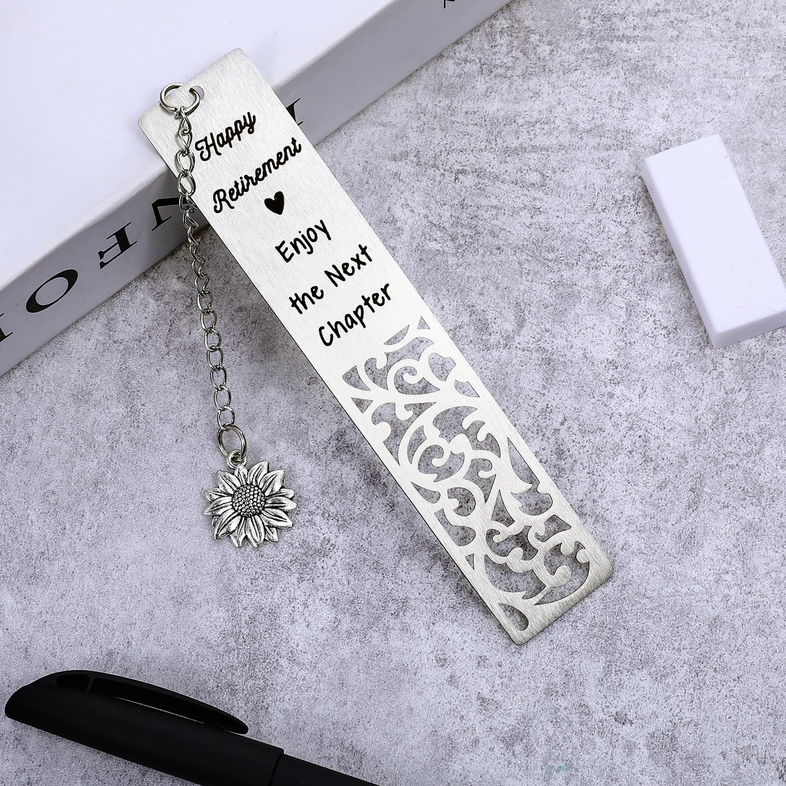 Dimeho Retirement Gifts for Women, Happy Retirement Bookmark Retirement Gift for Coworker Employee Leader Friends Happy Retirement Enjoy The Next Chapter Bookmark Going Away Gifts for Colleagues - Image 4
