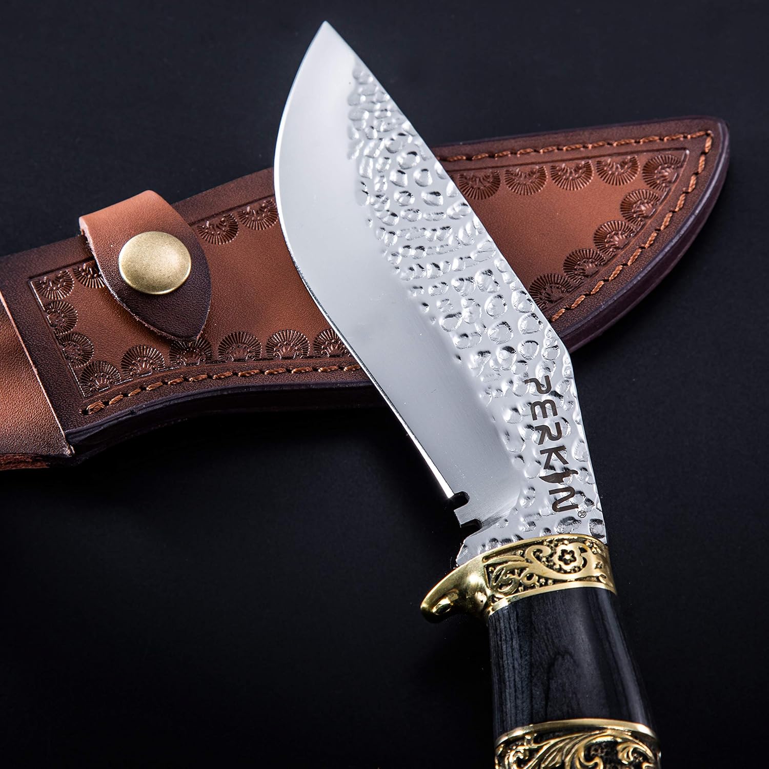 Perkin Fixed Blade Hunting Knife with Sheath Kukri Knife PSL2026