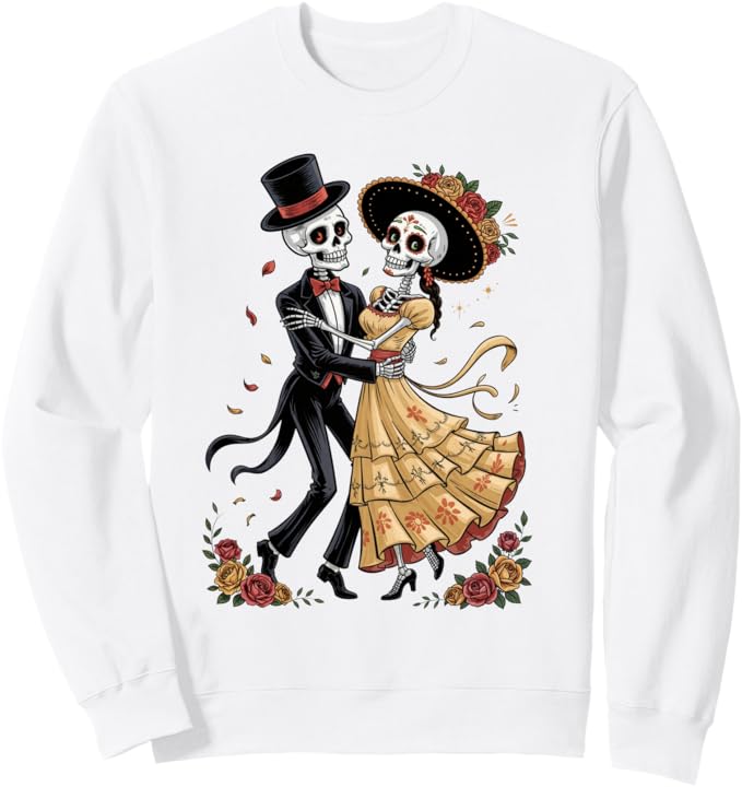 Dancing Skeleton Mexican Day of the Dead Apparel