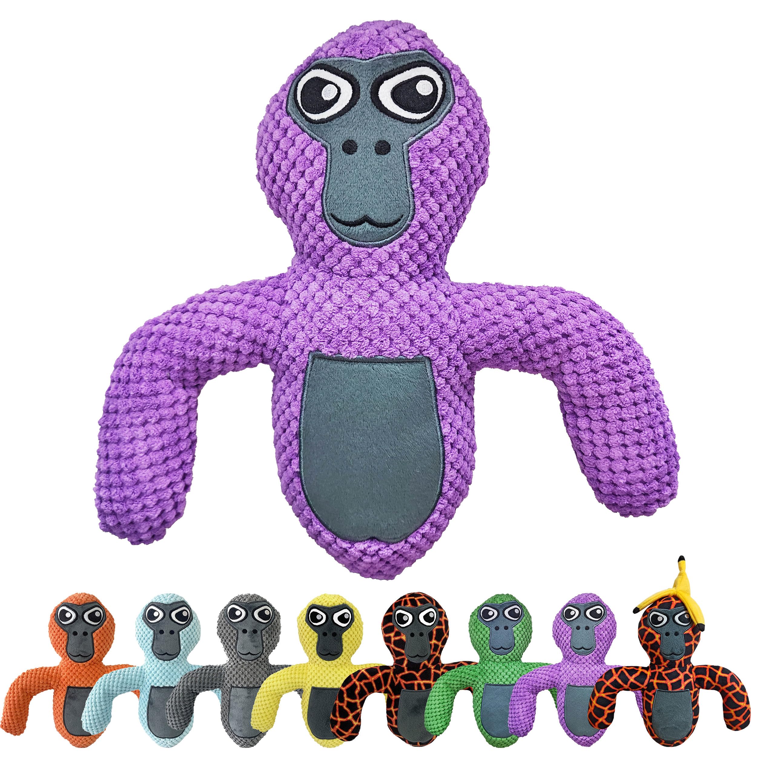 Gorilla Plush, 9.8" Gorilla Plush, Stuffed Animals Toy, Game Figure Doll, Gift for Game Fans