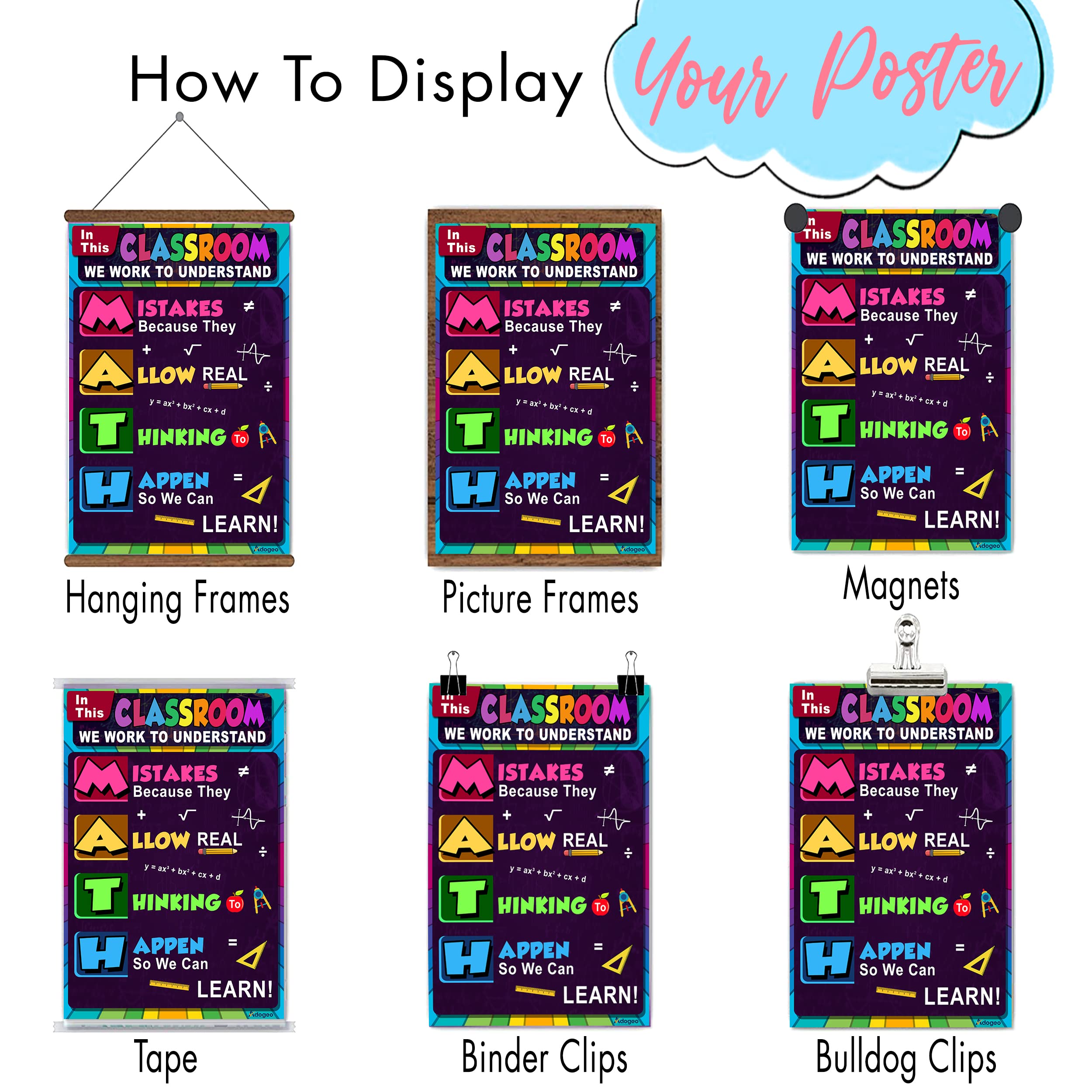 Snapklik.com : ADOGEO Math In This Poster Set