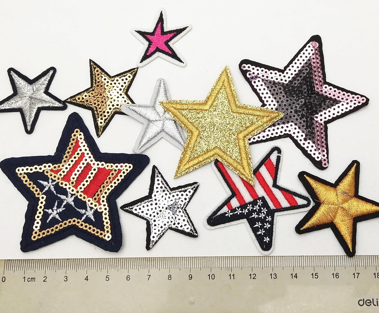 Assorted Stars Patches