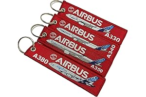 Airbus A350: A Double-Sided Key Chain for Aviation Enthusiasts