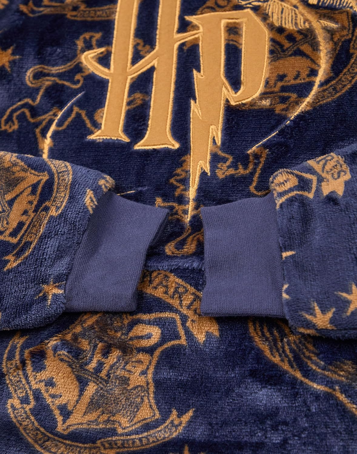 Harry Potter Girls Wearable Blanket Hoodie | Childrens Hooded Sherpa Fleece Pullover HP Hogwarts | Kids Sherpa Lined - Image 6