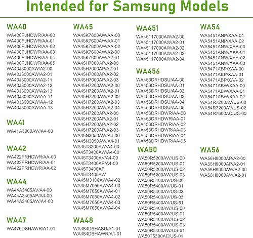 Miniatura 6 de DC97-16350U DC97-16350T DC97-05280W Kit de varilla de suspensión para lavadora Samsung WA45N3050AWA4 WA45T3200AWA4 WA50R5200AWUS WA50R5400AVUS