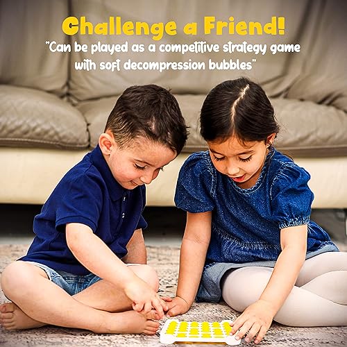 Miniatura 10 de TOTTI - Juguete para ansiedad, juguete sensorial grande con satisfacción al reventar burbujas, para el alivio del estrés y la ansiedad, regalo para
