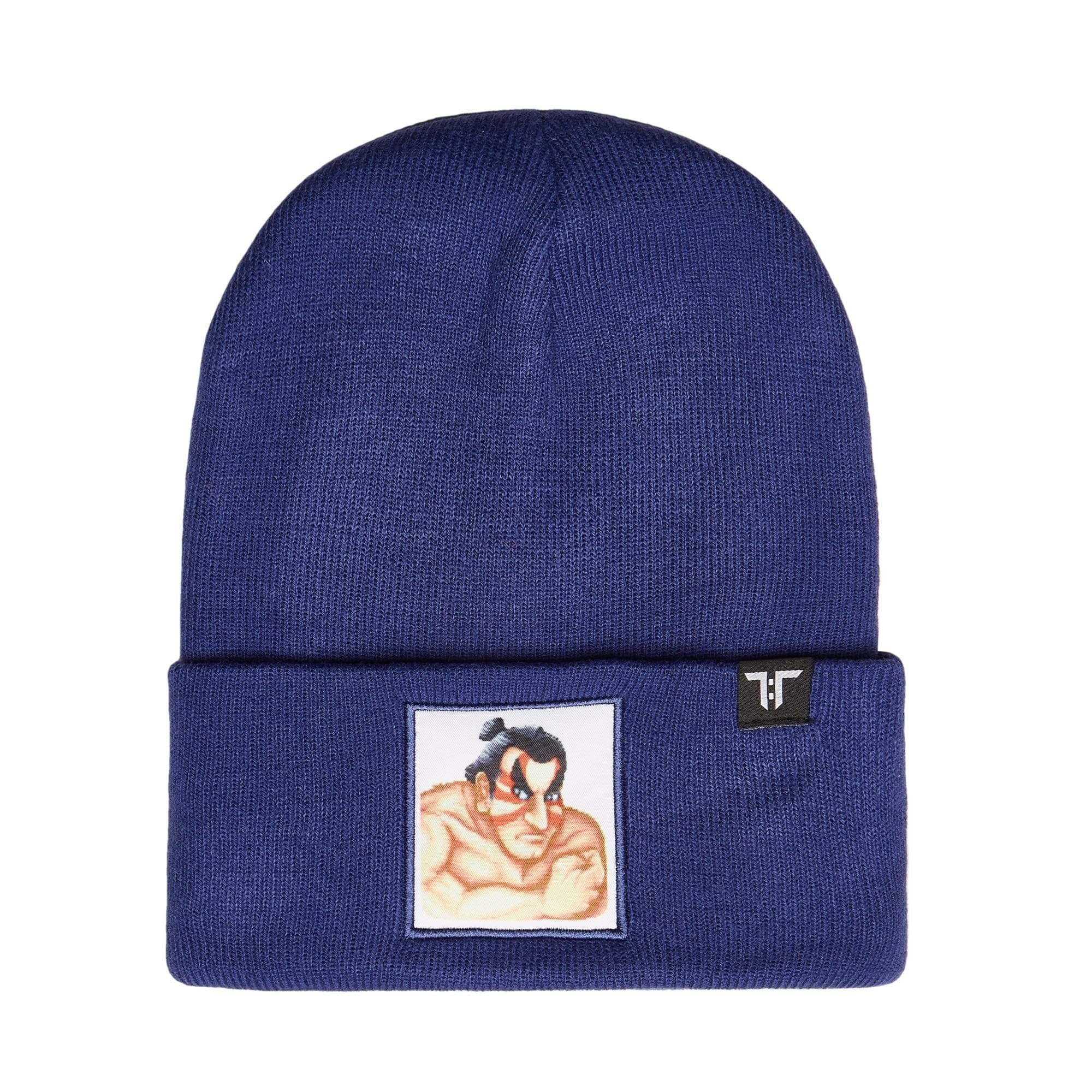 Tokyo Time Unisex Blue "Street Fighter 2" Beanie Hat - E. Honda