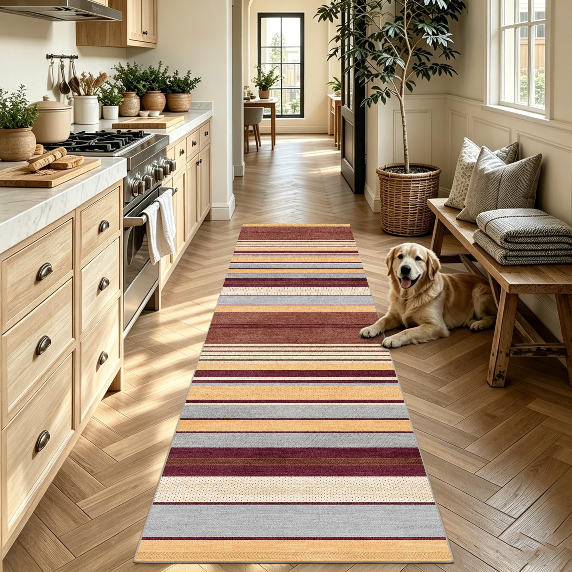 Tapis Cuisine Devant Evier Tapis Couloir Long Antidérapant 60 x 350 cm