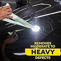 Vista 5 de Meguiar's Mirror Glaze M10508 - Compuesto ultracortado, fórmula de grado profesional con acción de corte rápida que elimina arañazos, remolinos