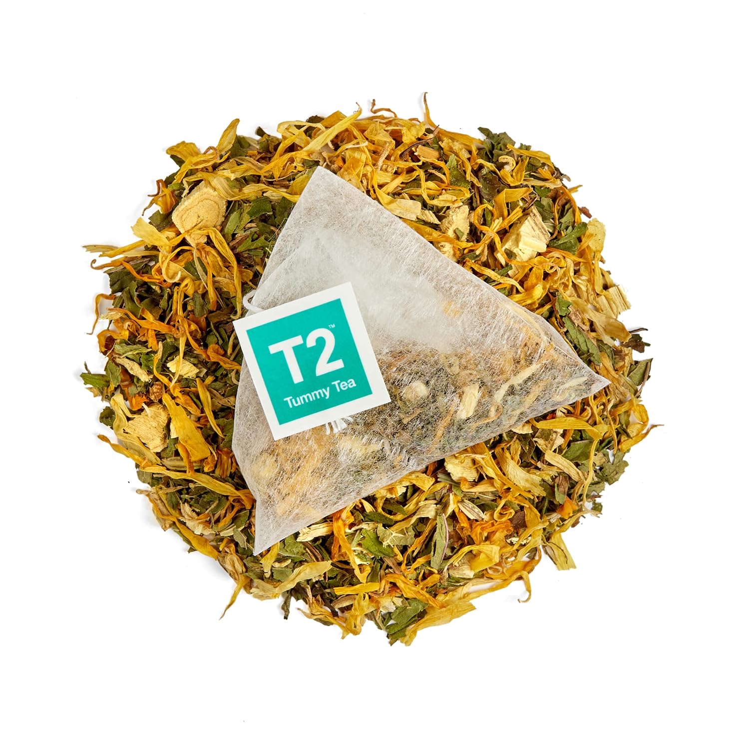 T2 Tea - Tummy Tea, Herbal Tisane Tea Bags in Box, 37g (1.3oz), 25 Tea Bags